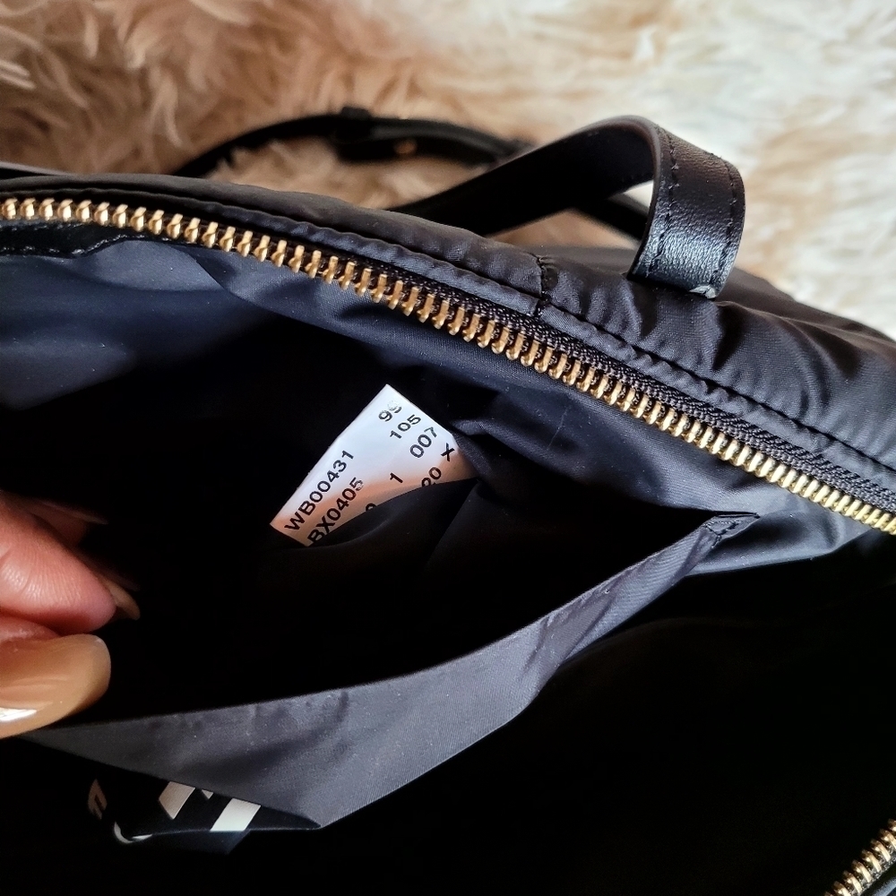 Furla Nylon Puffer Tote Black - Picture 10 of 14